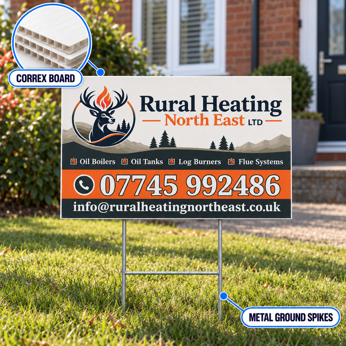 Promotional site boards