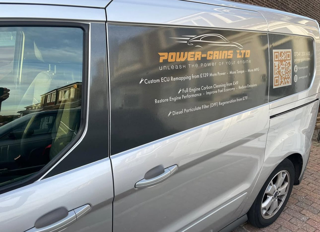 Vinyl van signs