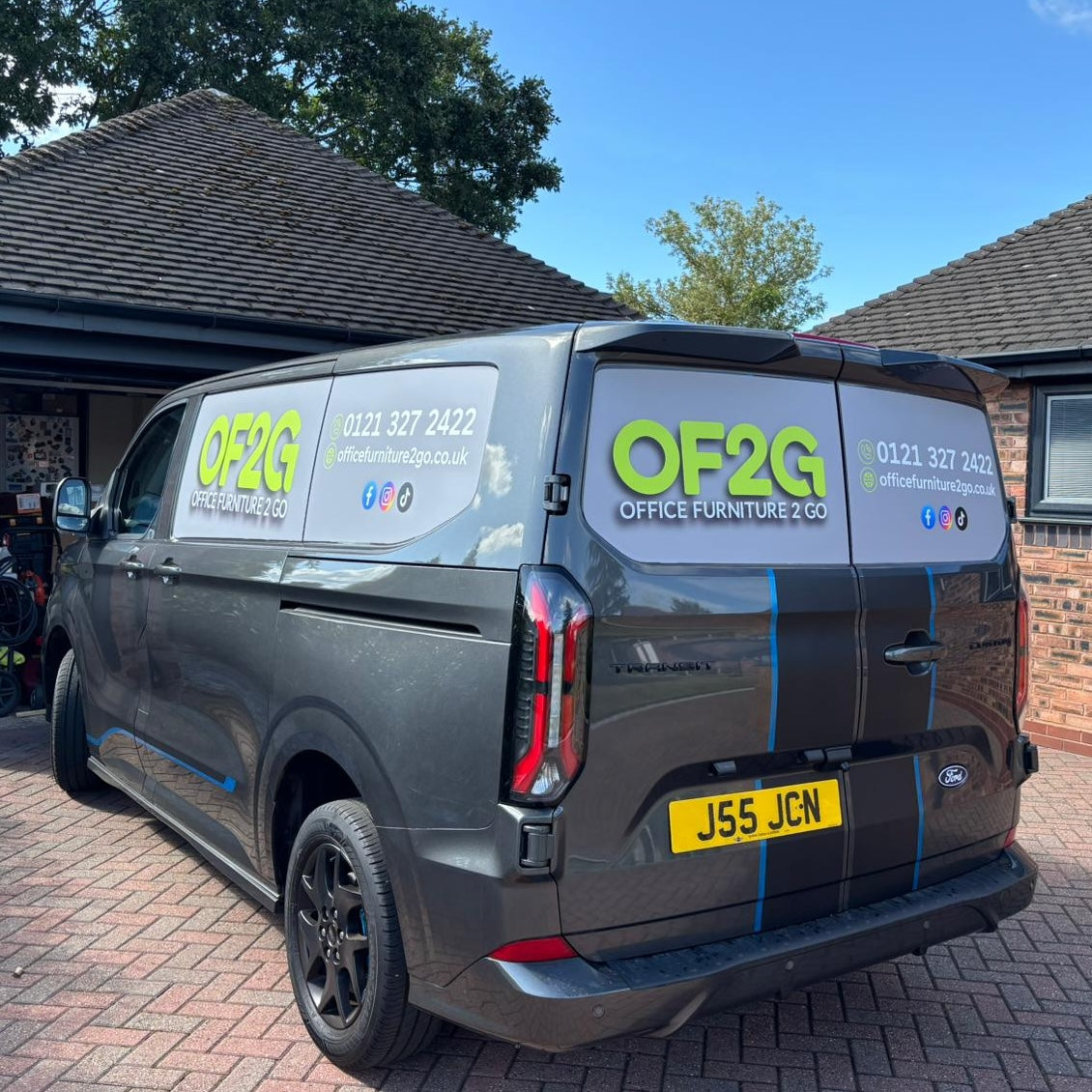 Vinyl van signs