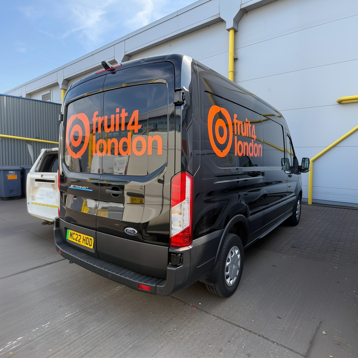 Vinyl van signs