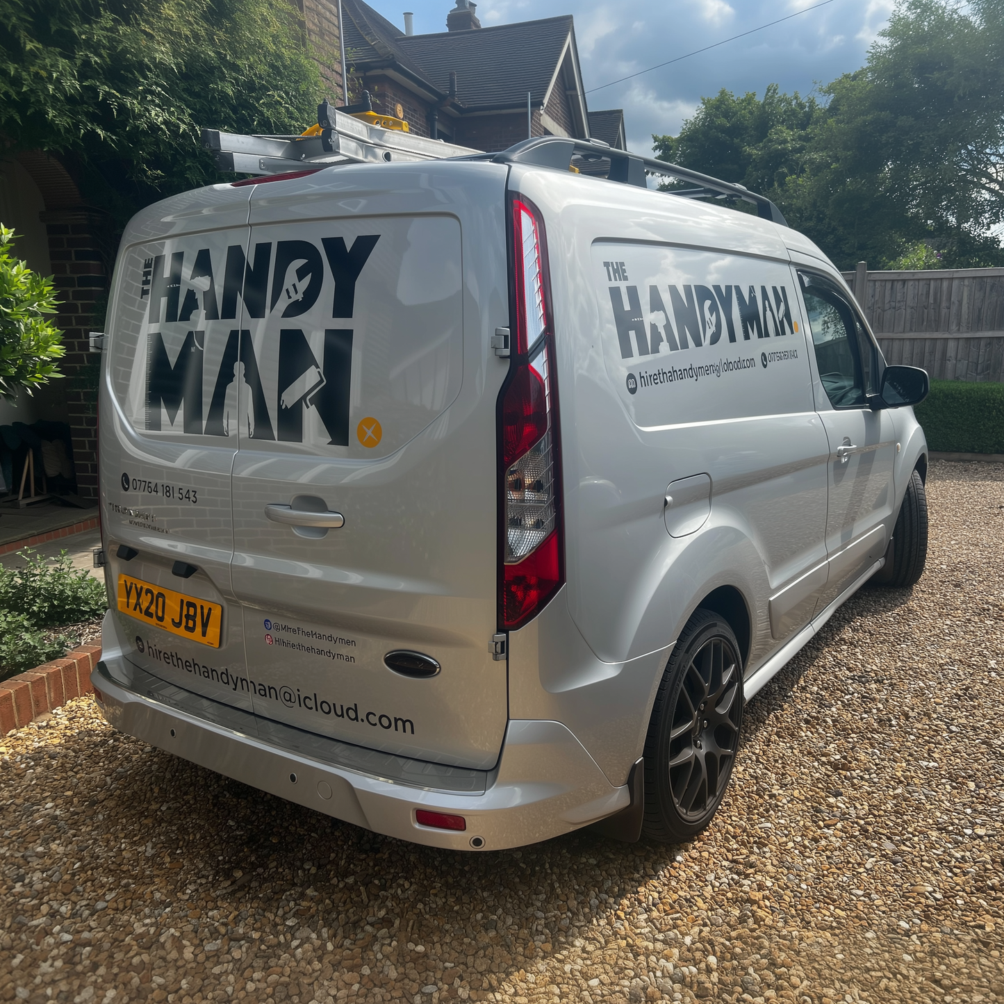 Vinyl van signs