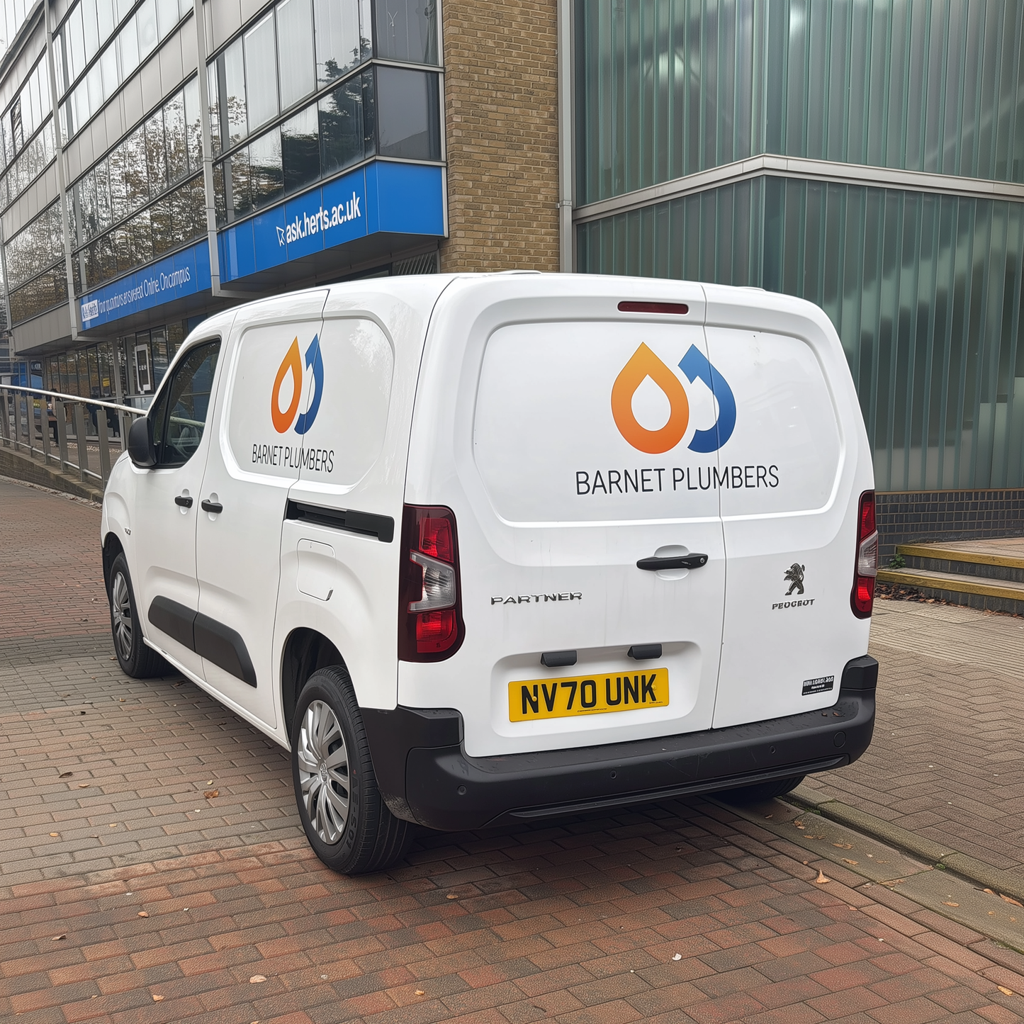 Vinyl van signs