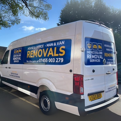 Vinyl van signs