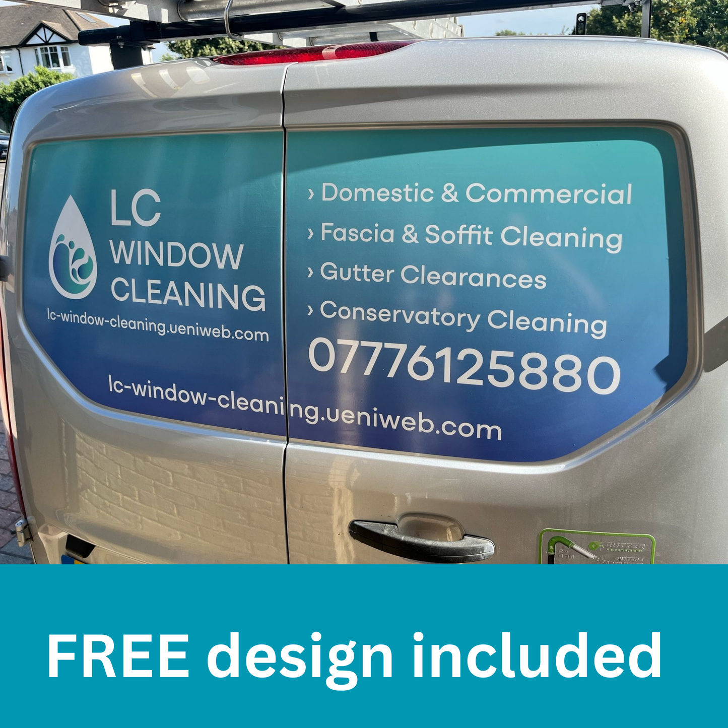 Vinyl van signs