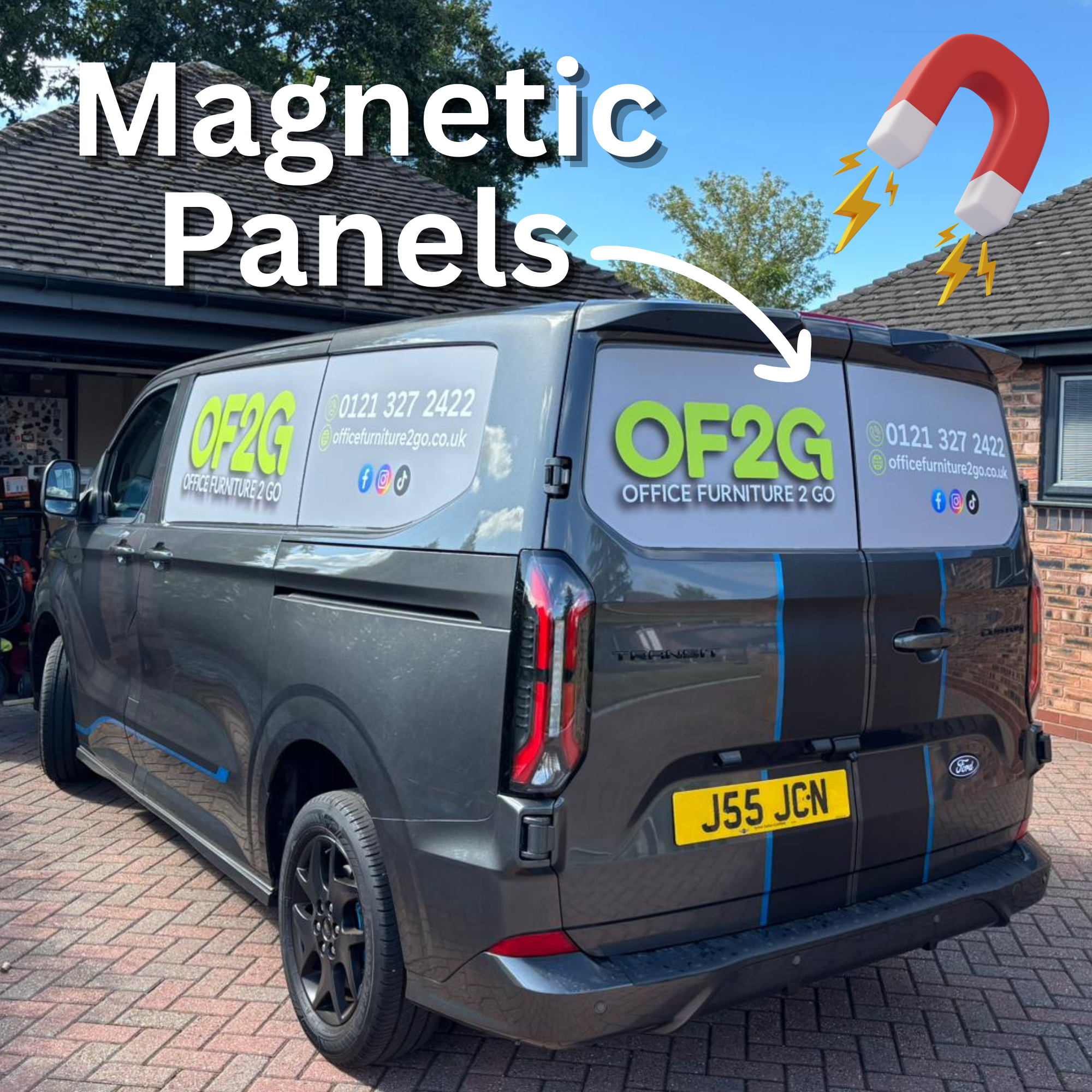 Magnetic van signs