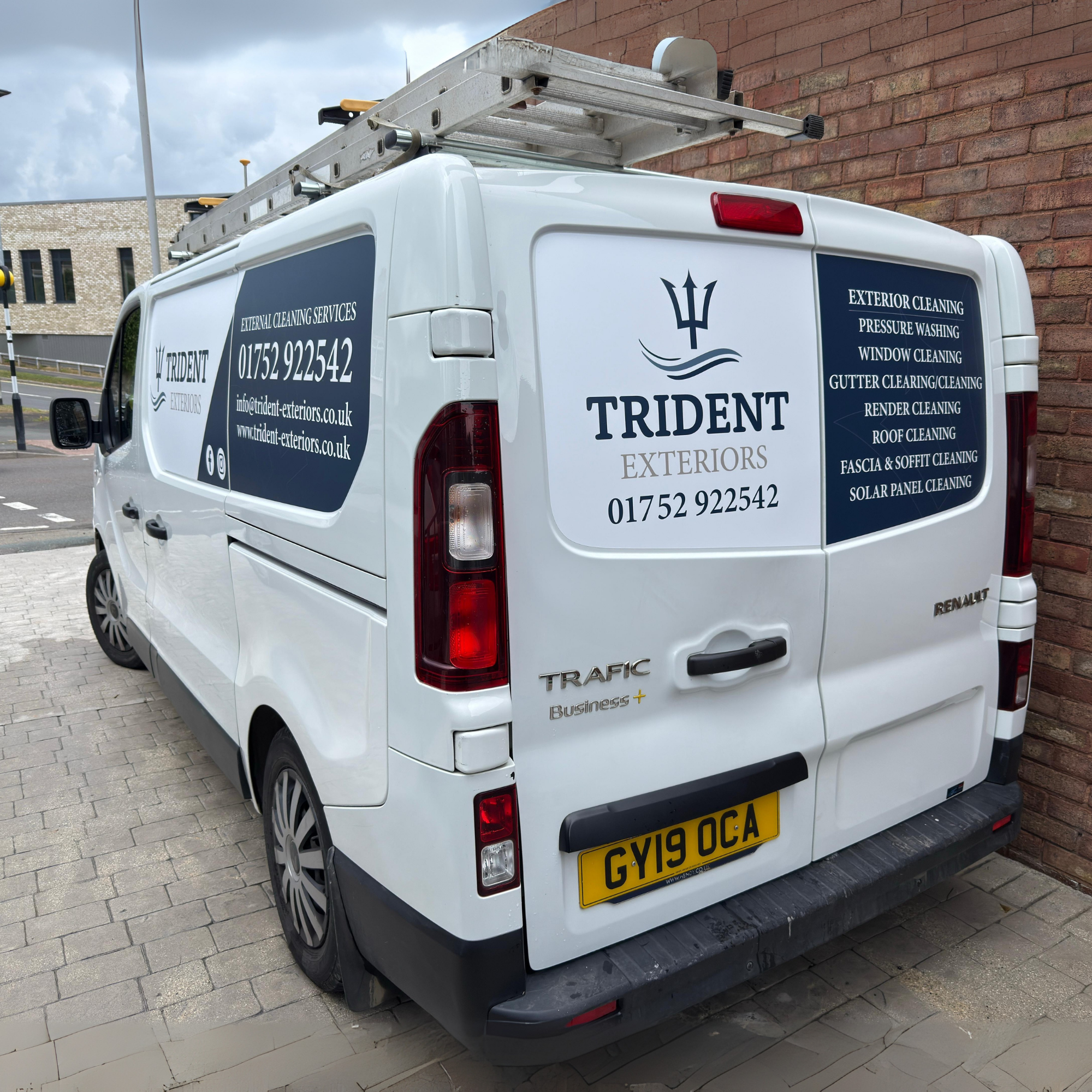 Vinyl van signs