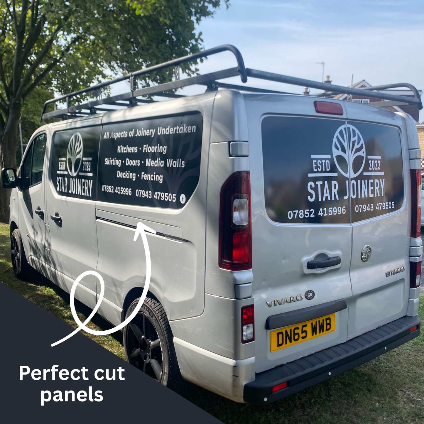 Vinyl van signs