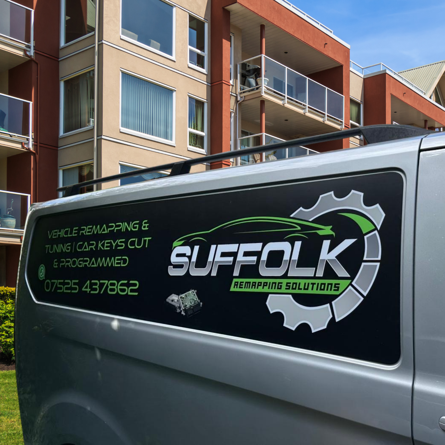 Vinyl van signs